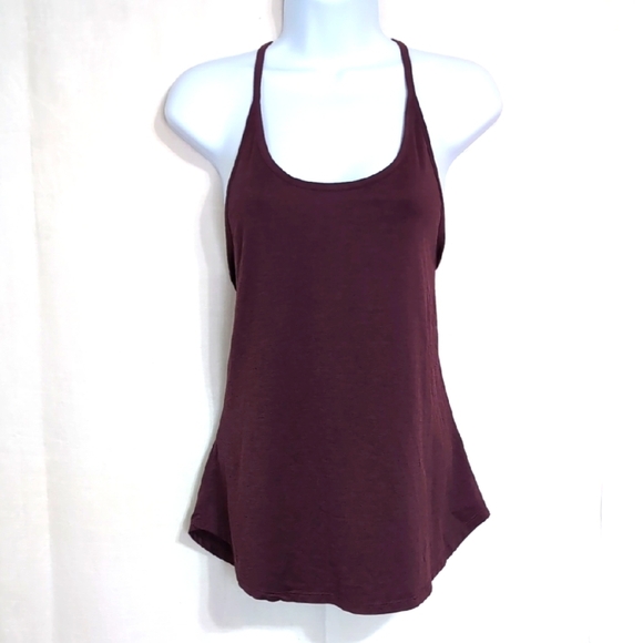 Threads 4 Thought Reactive Burgundy Athletic Racerback Tank Size Small - Picture 1 of 5